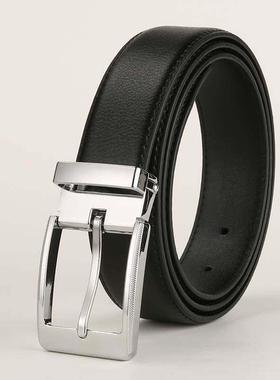 Mens Waist Belt Men Belts Leather Man For Jeans Black Male1