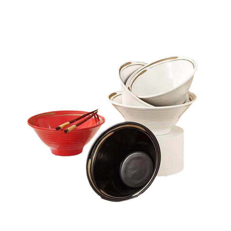 创意日式拉面碗料理餐厅家用喇叭汤面碗商用斗笠餐具套装,淘宝优惠券,粉丝福利购,淘宝优惠卷