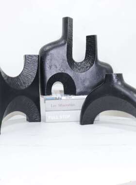 现代北插几何肌理欧瓶花器软装样花板间XJW00001售楼部茶几干花树