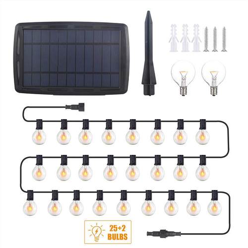 装饰灯款灯太阳能庭院活动户外花园25g40led  串电商bulbs爆 - 图3