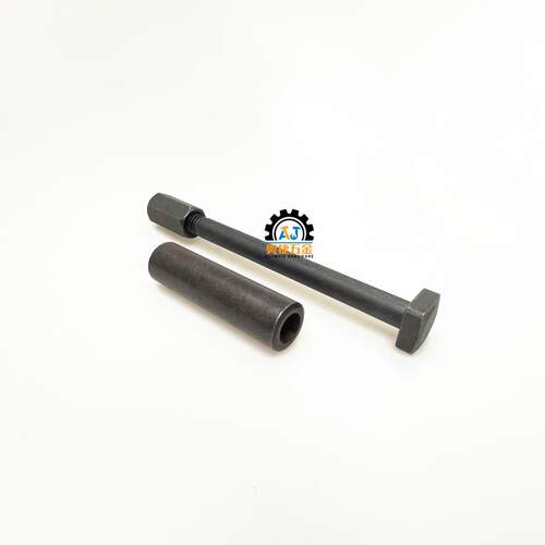 炮塔铣床配件机头螺丝固定T型螺栓方形紧固摆头锁紧螺帽套管B155 - 图2