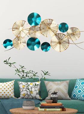 北欧式美式客厅背景装饰简约立体铁艺创意沙发大厅玄关墙面壁挂件