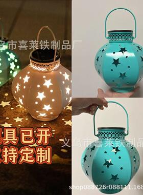 2025新款太阳能小夜灯户外防水庭院阳台花园造景布置星星光影挂灯