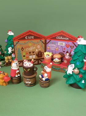 圣诞小摆件日式INS创意圣诞节礼物家居杂货ZAKKA树脂工艺品萌趣