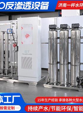 RO软化水净水设备0.25吨0.5吨1吨ro去离子直饮反渗透反净水机商用