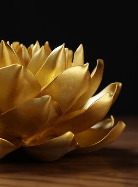 采购产品金莲饰品，新中国风格的陶瓷客厅，佛堂装饰工艺品，佛前