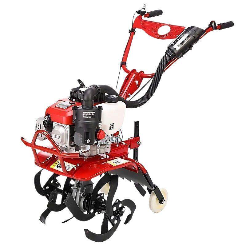 New type of micro tillage machine 2026 thickened gasoline household handheld small four-stroke loose soil agricultural plow manual