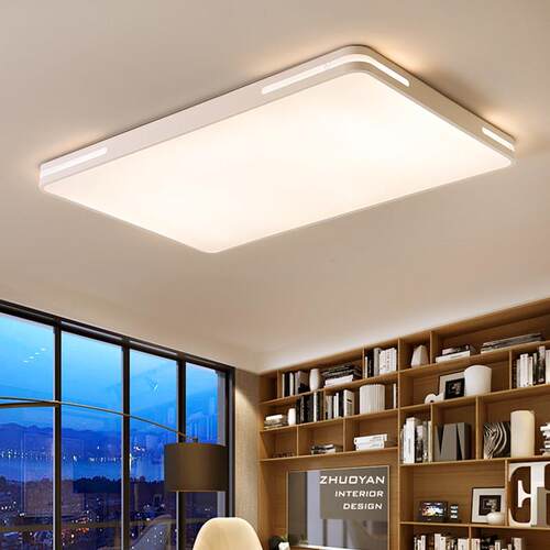 客厅灯简约现代大气2025家用LED吸顶灯三室两厅组合全屋灯具套餐 - 图0