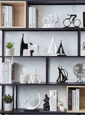 现代简约电视柜酒柜摆件展示柜套装轻奢玄关样板间高档家居装饰品