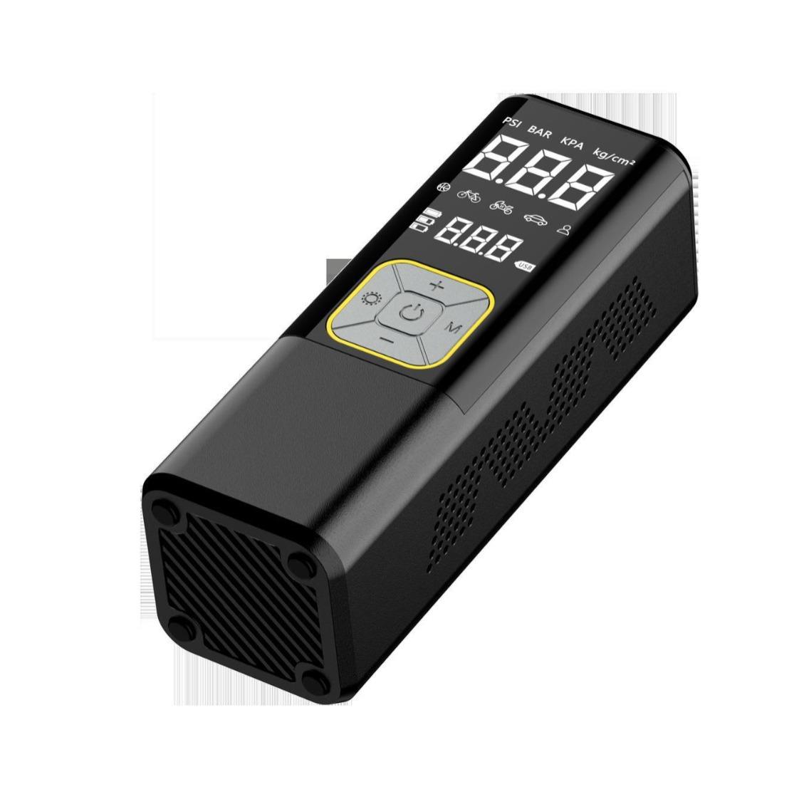 车载充气泵迷你便携式电动汽车冲气泵车用小型无线数显轮胎打气泵 - 图1