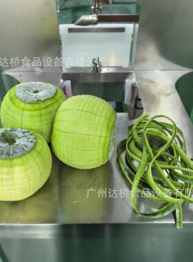 DQ达桥源头工厂瓜果削皮机智能冬瓜削皮机工业型冬瓜加工生产线