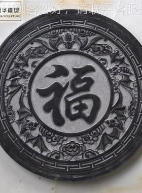 石喷水龙汉白玉76372墙浮雕雕挂件青庭院石影壁墙头鱼池出水口兽