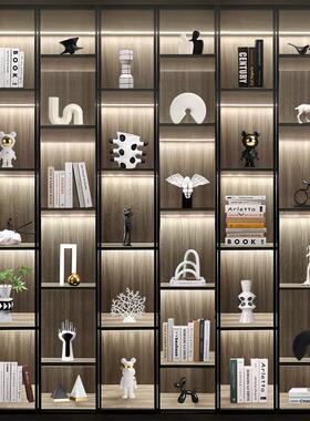 新房客厅软装电视柜酒柜装饰品高级感摆件现代轻奢高档高端艺术品