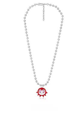 NewJeans同款海洋河豚海怪珠链项链小众趣味可爱高级中性男女吊坠