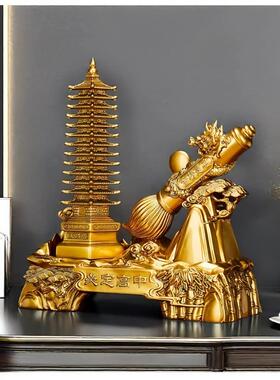 十三文昌塔笔筒摆件创意实用教师毕业季公司年会纪念品办公桌摆设