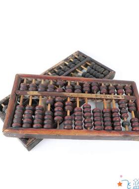 民俗老物件收藏品传统老式实木算盘旧货算盘古董怀旧农村装饰摆件