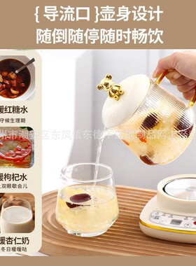 新款直销办公室迷你养生壶花茶壶煮茶器煮银耳羹水果茶烧水壶电炖