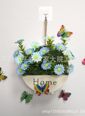 批发美式壁挂花篮花篮装饰摆件