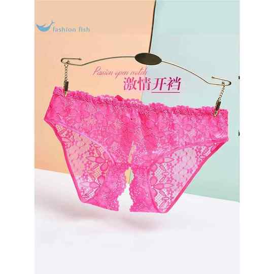 Nuevo Tanga caliente de encaje de órgano sexual para mujer, ropa interior divertida para parejas femeninas, conjunto de tentación de ropa interior para mujer