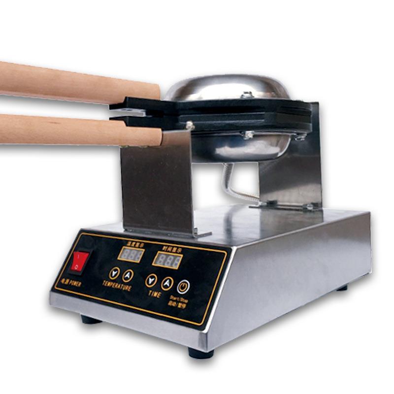 Electric heating chicken digital display egg waffle commercial Hong Kong QQ machine egg waffle machine VVH machine scone machine 1 can be used as 10V plug manufacturer