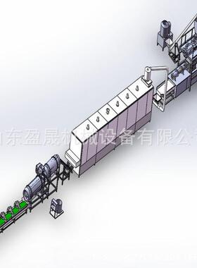 盈晟小型狗粮设备大型宠物饲料膨化机大型猫粮狗生产线饲料膨化机