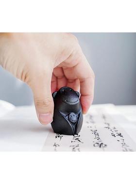 微笑猴 日本进口生肖猴南部铁器书房摆件铸铁文镇书镇纸朋友送礼