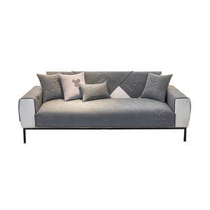 南极人轻奢风沙发垫子四季通用坐垫现代高端防滑皮沙发套罩盖布巾