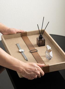 艺贝子高级感轻奢框装床搭配样YJ-TP-43板房卧室软头柜飘窗相托盘