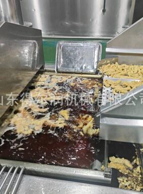 全自动油炸小酥肉生产线 预炸工艺 上浆裹粉机 上门安装调试