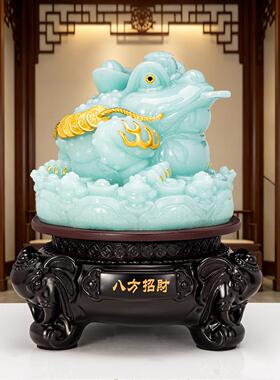 金蟾公桌面客厅装饰品摆件招财电视柜收银台前台工艺品开业礼品
