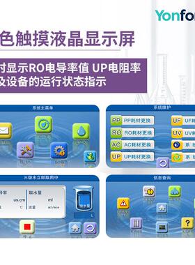 实验升室超0纯水机40-12/小时ROUP双311出水中型一口级水超纯水机