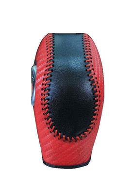 中古风不规则花瓣口琉璃花瓶重工琥珀橘渐变褶皱大口径花软装摆件