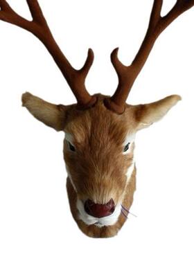 仿真鹿头饰YGI壁创挂壁饰欧式家居意墙饰挂饰别装墅酒吧墙面品