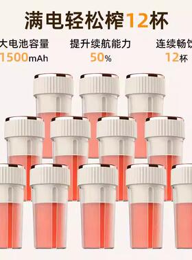 德国新款榨汁机家用小型便携式榨汁杯电动充电网红迷你果汁杯冲量