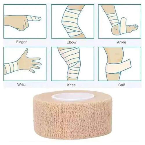 Self Adherent Cohesive Bandage Wrap Stretch Non Woven Self A - 图3