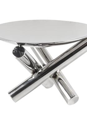 创意金属三叉支架高脚水果盘果盆装饰品样板间餐桌托盘收纳盘摆件