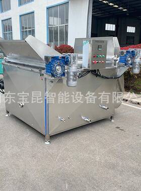 脂渣油水分离式油炸机休闲食品油炸设备1500型自动控温凤爪油炸锅