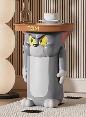 杰瑞大落地边几摆件pxx7T9HH客电视柜沙发旁型头柜厅家居床装饰品