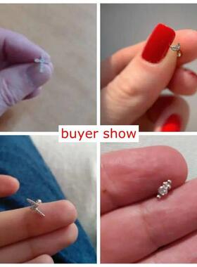 925 Sterling Silver Fine Jewelry Anti-allergic Ear Buckle Mo