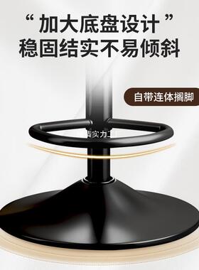 吧台椅高脚凳子现代简约酒吧椅商用收银前台转椅吧凳家用升降椅子
