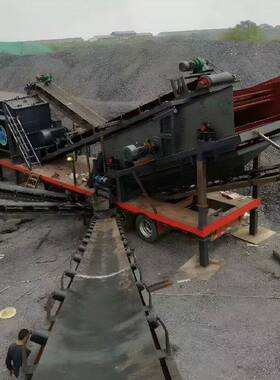 箱混式破机煤矸石块凝土398块碎建筑垃圾制砂方设备大进料口不堵