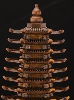 十三层文昌塔厅室摆件玄关客办桌公001桌面装饰书书房摆设工艺品