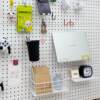 25-hole hole board hook accessories round hole diy five metal desk rack storage e-sports girl magnetic bracket