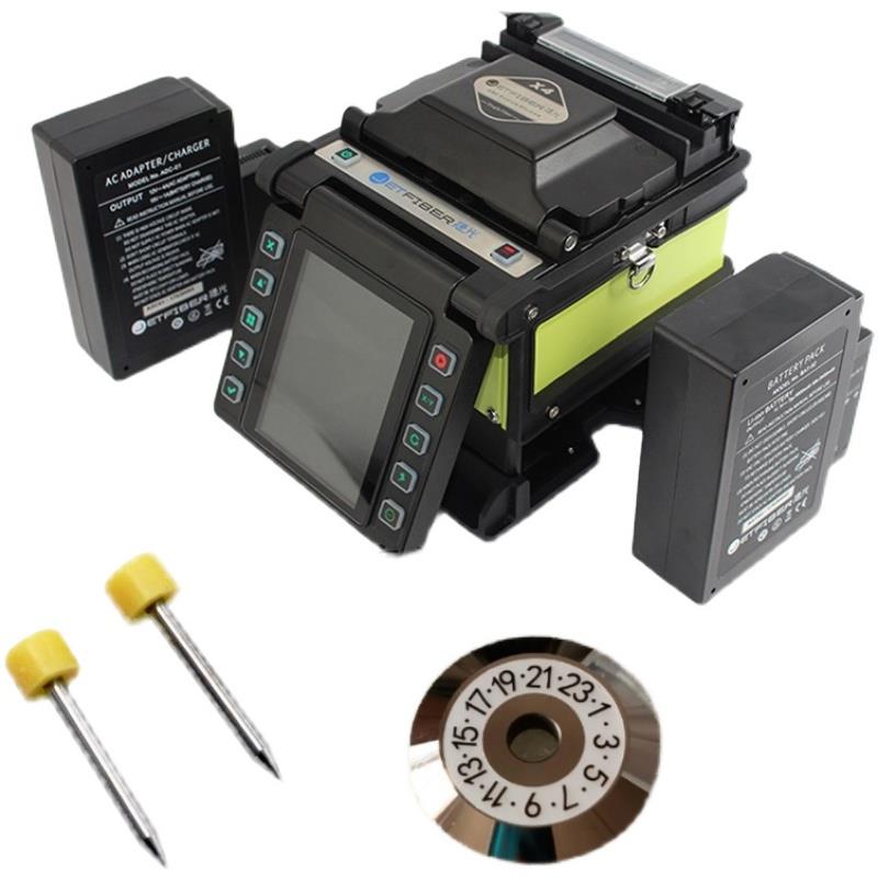 全新原装捷光光纤熔接机H5/X4/X5S/X6熔纤机电池电极光缆融钎机 - 图3