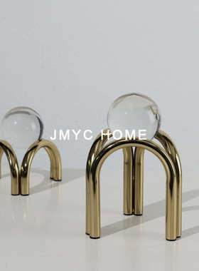 轻奢高档客厅酒柜软装饰品创意样板间玄关电视柜酒柜家居艺术摆件