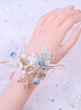 韩式新娘手腕唯美超仙甜美手链