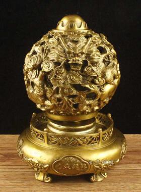 铜十二生肖鼎九转乾坤鼎大号鼎高23公分工艺品礼品摆件