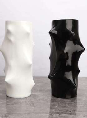 代简GEO约创现件意海参花器树软脂摆样板房售楼部酒店花插花瓶装