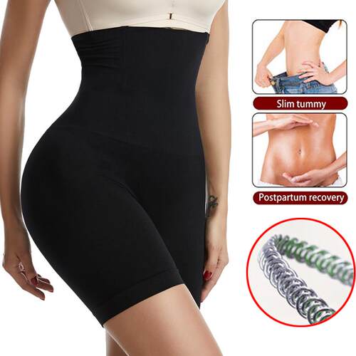 High Waist Panty Mid Thigh Body Shaper Bodysuit Shaping Lady - 图0