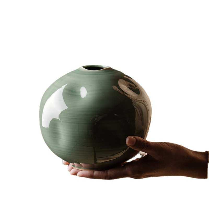 现代简约日式禅意插花花瓶家居客厅装饰品摆件酒店样板房大号花器,淘宝优惠券,粉丝福利购,淘宝优惠卷